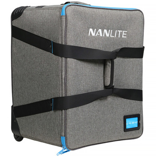 Nanlite Rolling Padded Case for Forza 300B II 500B II or FL-20G Fresnel