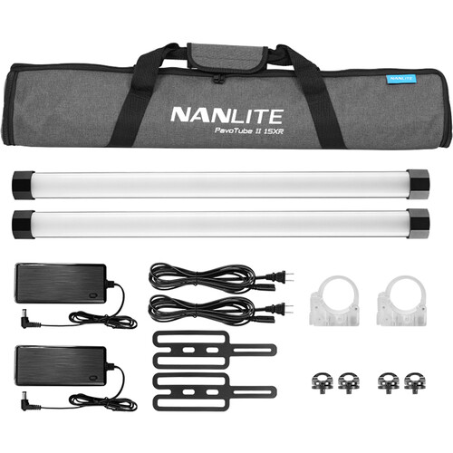 Nanlite PavoTube II 15XR RGB LED Pixel Tube Light (2' 2-Light Kit)
