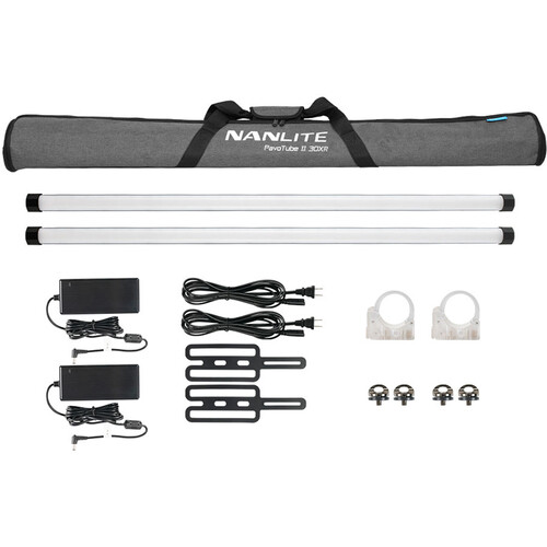 Nanlite PavoTube II 30XR RGB LED Pixel Tube Light (4' 2-Light Kit)