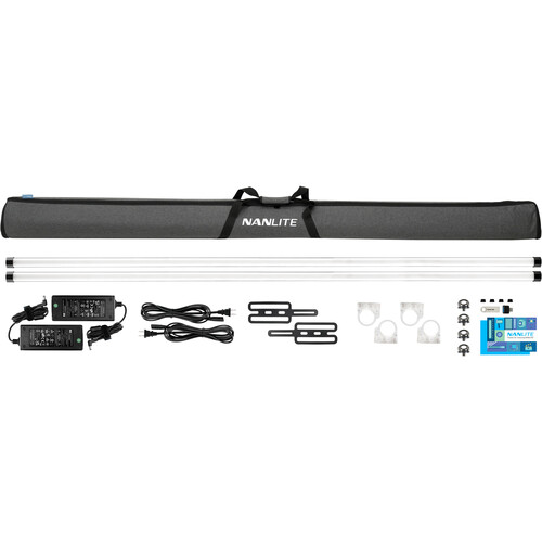 Nanlite PavoTube II 60XR RGB LED Pixel Tube Light (8' 2-Light Kit)