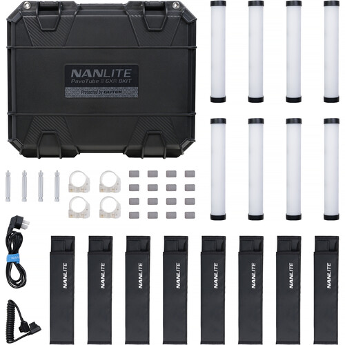 Nanlite PavoTube II 6XR RGB LED Pixel Tube Light (10