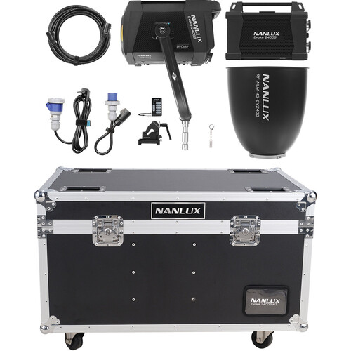 Nanlux Evoke 2400B Bi-Color LED Monolight Kit with 45 Reflector and Full System Flight Case