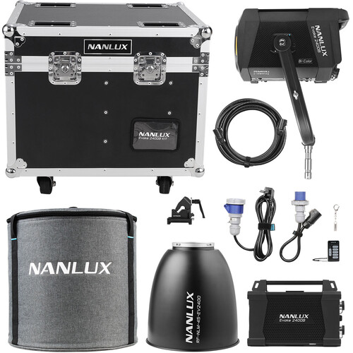 Nanlux Evoke 2400B Bi-Color LED Monolight Kit with 45 Reflector and Light-Only Flight Case
