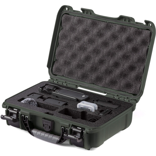 Nanuk 909 Hard Case with Foam Insert for DJI Osmo Pocket 3 (Olive 4.8L)