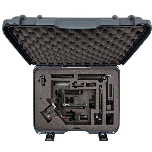 Nanuk 930 Hard Case with Foam Insert for DJI RS 4/RS 4 Pro Combo (Graphite 26.5L)