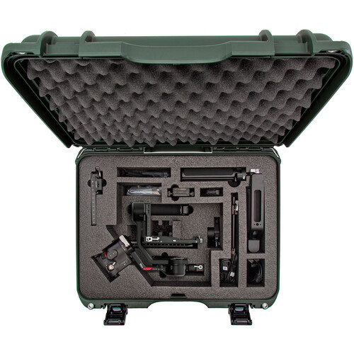 Nanuk 930 Hard Case with Foam Insert for DJI RS 4/RS 4 Pro Combo (Olive 26.5L)