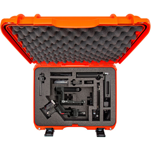 Nanuk 930 Hard Case with Foam Insert for DJI RS 4/RS 4 Pro Combo (Orange 26.5L)