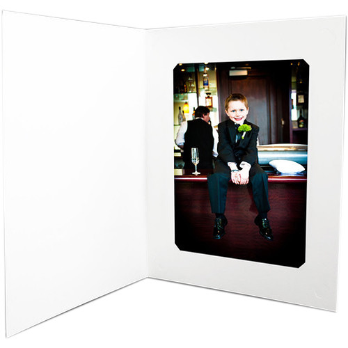 National Photo Folders Slit-Cut Photo Folder for Prints (6 x 8