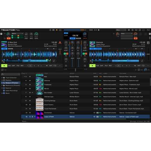 Native Instruments Traktor Play Streamlined 2-Deck DJ Software