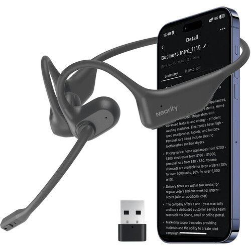 Nearity MemPod Pro 2S: GPT-Powered Bluetooth Headset
