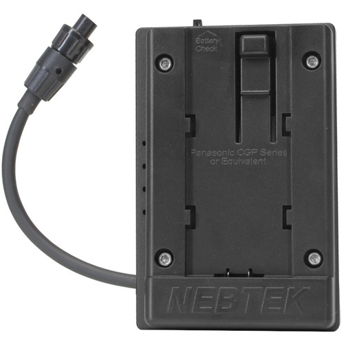 Nebtek 5V DV Battery Adapter with Panasonic Faceplate for AJA Mini Converter