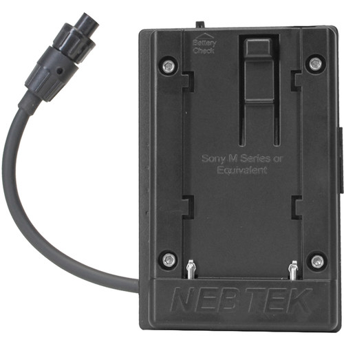 Nebtek 5V DV Battery Adapter with Sony M Faceplate for AJA Mini Converter
