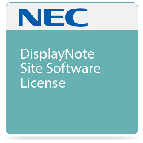 NEC DisplayNote Site Software License DNSL B&H Photo Video