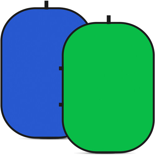 Neewer Collapsible Reversible Background (5 x 6.6' Blue/Green)