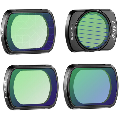 Neewer Magnetic Effects ND and CPL Filter Set for DJI Osmo Pocket 3 (4-pack)