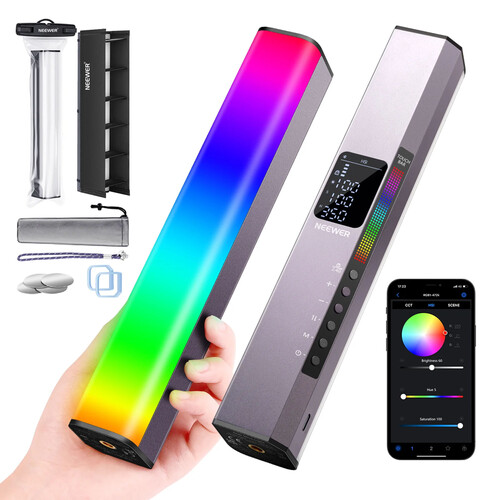 Neewer RGB1 Magnetic Handheld LED Light Stick (Rose Gold 9.8