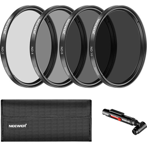 Neewer ND Filter Kit (62mm 1 2 3 4-Stop)