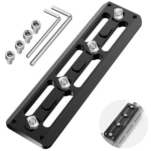 Neewer M Lok Arca Rail Type Quick Release Plate (Black 5.51