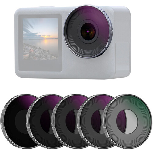 Neewer 5-Filter Kit for DJI Action 3 (CPL ND8 ND16 ND32 ND64)