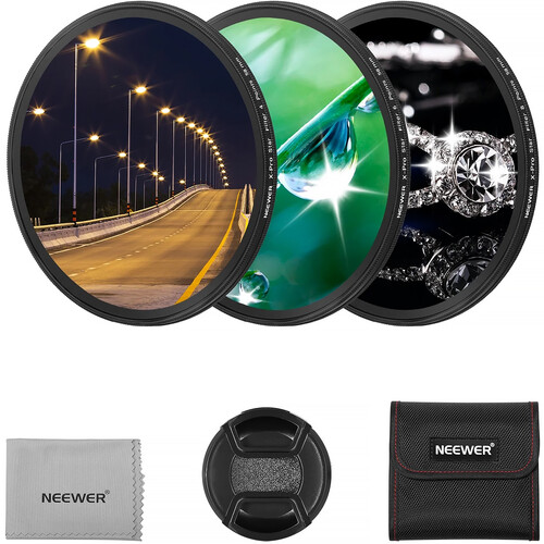 Neewer Star Filter Kit (43mm 3-Piece)