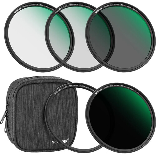 Neewer Magnetic ND Lens Filter Kit (52mm 4-Pack)