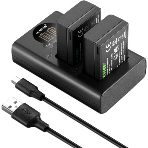 Neewer EN-EL25 Replacement Battery and Charger Set