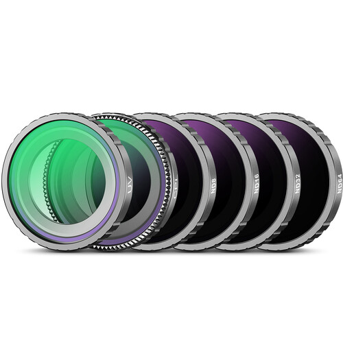 Neewer Lens Filter Kit for Insta360 Go 2/Go 3 (UV/CPL/ND8/16/32/64)