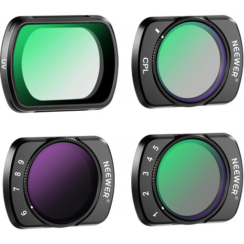 Neewer FL-P9 Multifunctional Filter Kit for DJI Pocket 3 (Set of 4)
