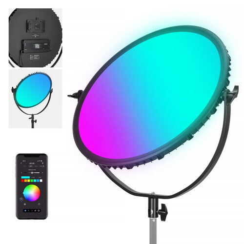 Neewer GR18C RGB Round LED Light Panel (18