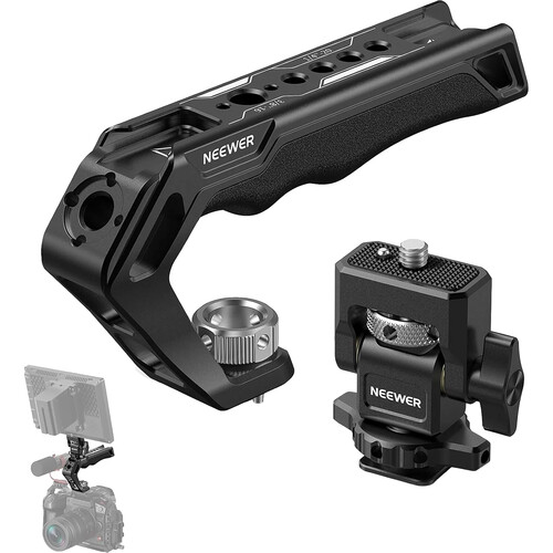 Neewer CA007 Top Handle & MA006 Cold Shoe Monitor Mount Kit