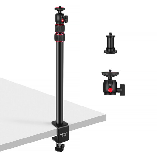 Neewer TL283 Extendable Camera Desk Mount with Ball Head & Phone Holder