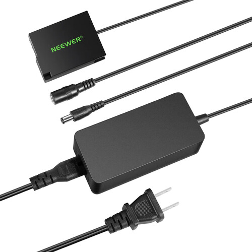 Neewer DMW-BLC12 Dummy Battery Coupler and AC Adapter Kit