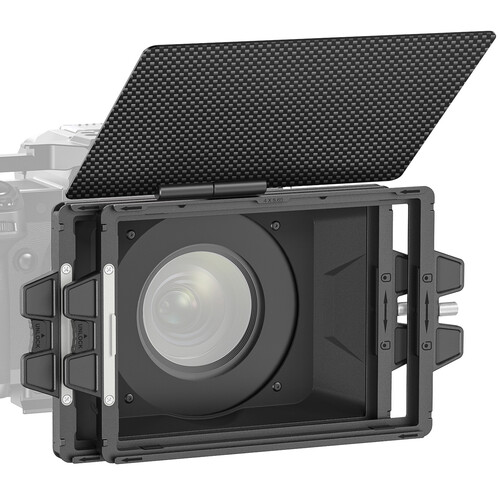 Neewer Mini Matte Box with 2 Stackable Filter Trays & 4 Circular Lens Adapters (67 72 77 82mm)