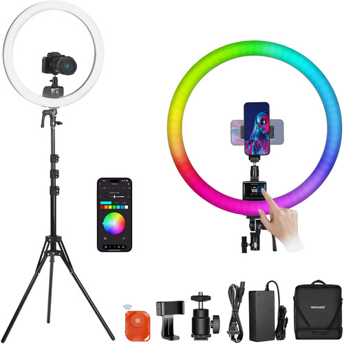 Neewer SRP18C RGB LED Ring Light Kit (18
