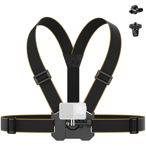 Neewer GP25 Chest Mount Harness with Action Camera Adapters