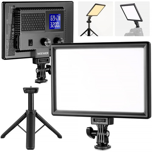 Neewer NL-116AI Bi-Color LED Light Panel&nbspwith Mini Tripod