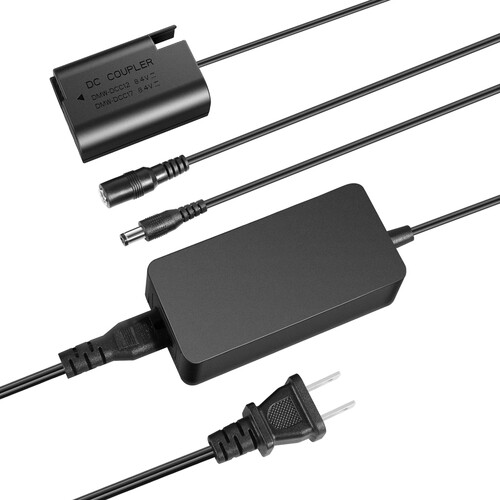 Neewer DMW-BLK22 Dummy Battery Coupler and AC Adapter Kit