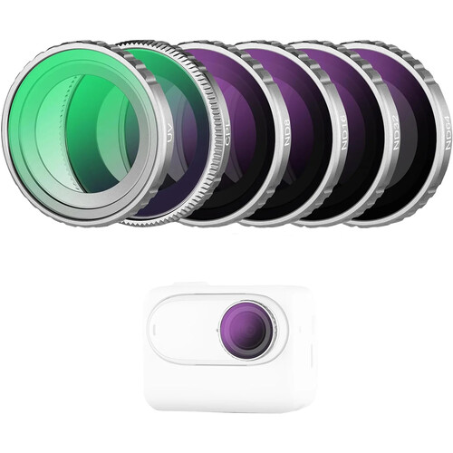Neewer Lens Filter Kit for Insta360 GO 3S (UV CPL ND8 ND16 ND32 ND64)