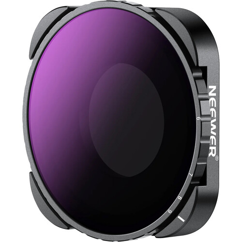 Neewer Variable ND Filter for Select GoPro HERO Cameras (VND64-VND512)