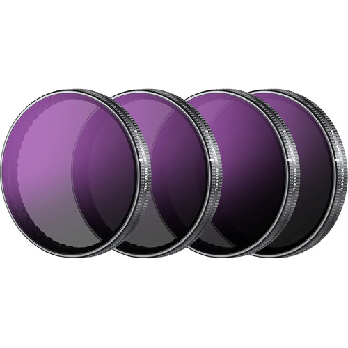 Neewer ND/PL 4-Filter Set for Select DJI Osmo Action 3/4/5 Pro (4-Pack)
