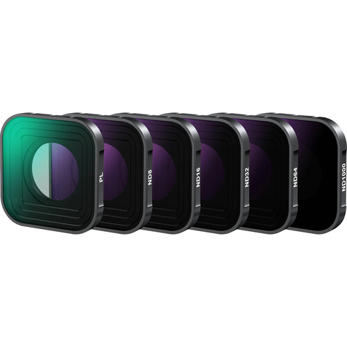 Neewer FL-GP10 6-Filter Set for GoPro HERO13/12/11/10/9 Black (PL ND8 ND16 ND32 ND64 ND1000)