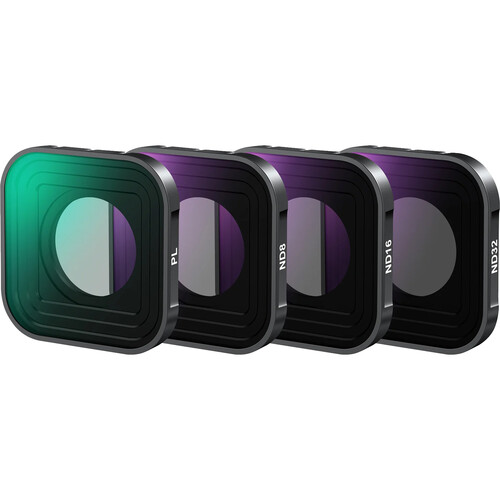 Neewer FL-GP18 4-Filter Set for GoPro 13/12/11/10/9 Black (ND8 ND16 ND32 PL)