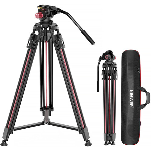 Neewer LL38 Professional Video Tripod with Fluid Head