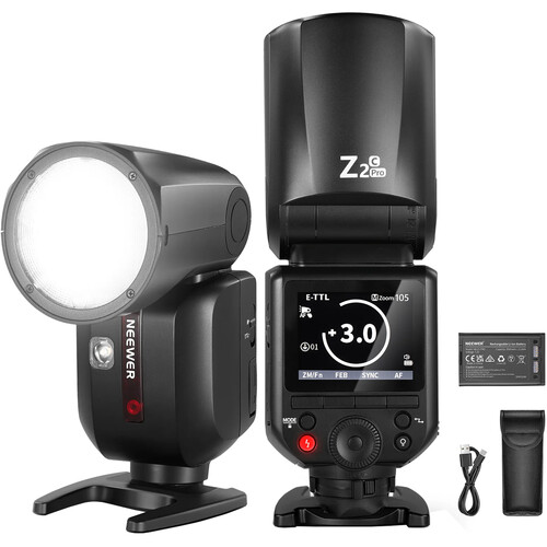 Neewer Z2PRO-C TTL Round Head Flash Speedlite for Canon