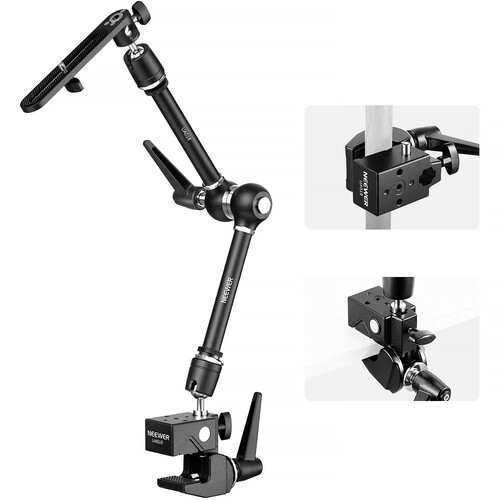 Neewer UA018 Magic Arm Camera Mount with Super Clamp (21