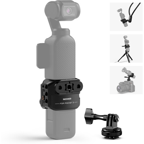 Neewer Metal Cage with Cold Shoe Adapter for DJI Osmo Pocket 3