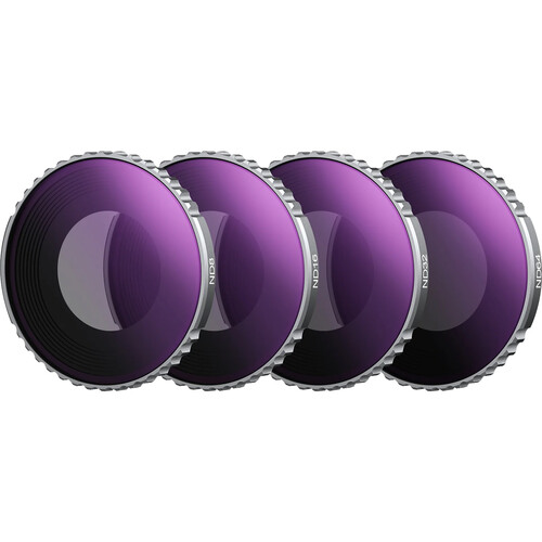 Neewer FL-B04 ND 4-Filter Set for DJI Action 4/5 Pro (ND8 ND16 ND32 ND64)