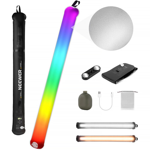 Neewer Basics GC30C Handheld Inflatable RGB LED Fill Light (35