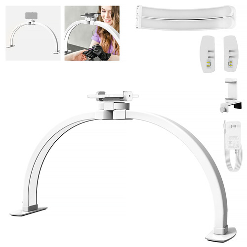 Neewer Basics HM04-D 28W Foldable LED Half-Ring Lamp (23