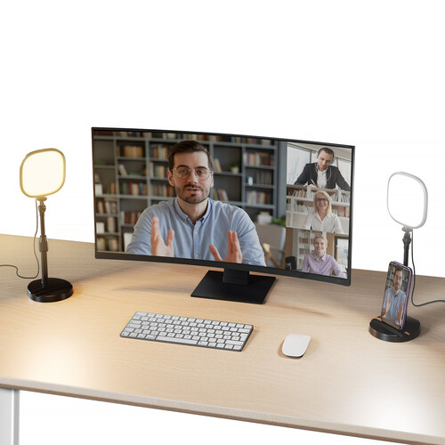 Neewer BASICS NL10 Bi-Color LED Video Light with Desktop Stand (5